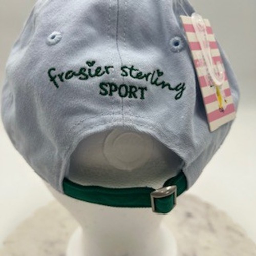 Frasier Sterling Sport Tennis Club Hat Light Blue Cotton Baseball Cap.‎ NWT - Picture 4 of 6